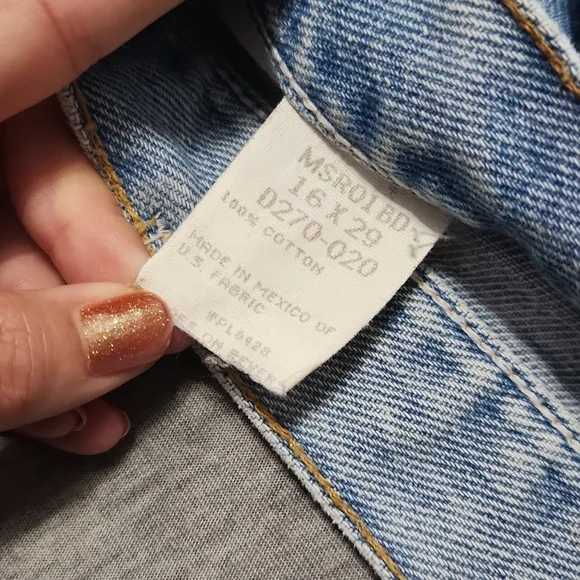 Vintage Wrangler Light Wash High Rise Tapered Leg Baggy Relaxed Mom Jeans - Picture 7 of 9